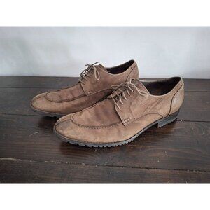 Cole Haan Mens Nike Air Brown Suede Waterproof Lace-up Oxfords/Pre-owned, 11M EU